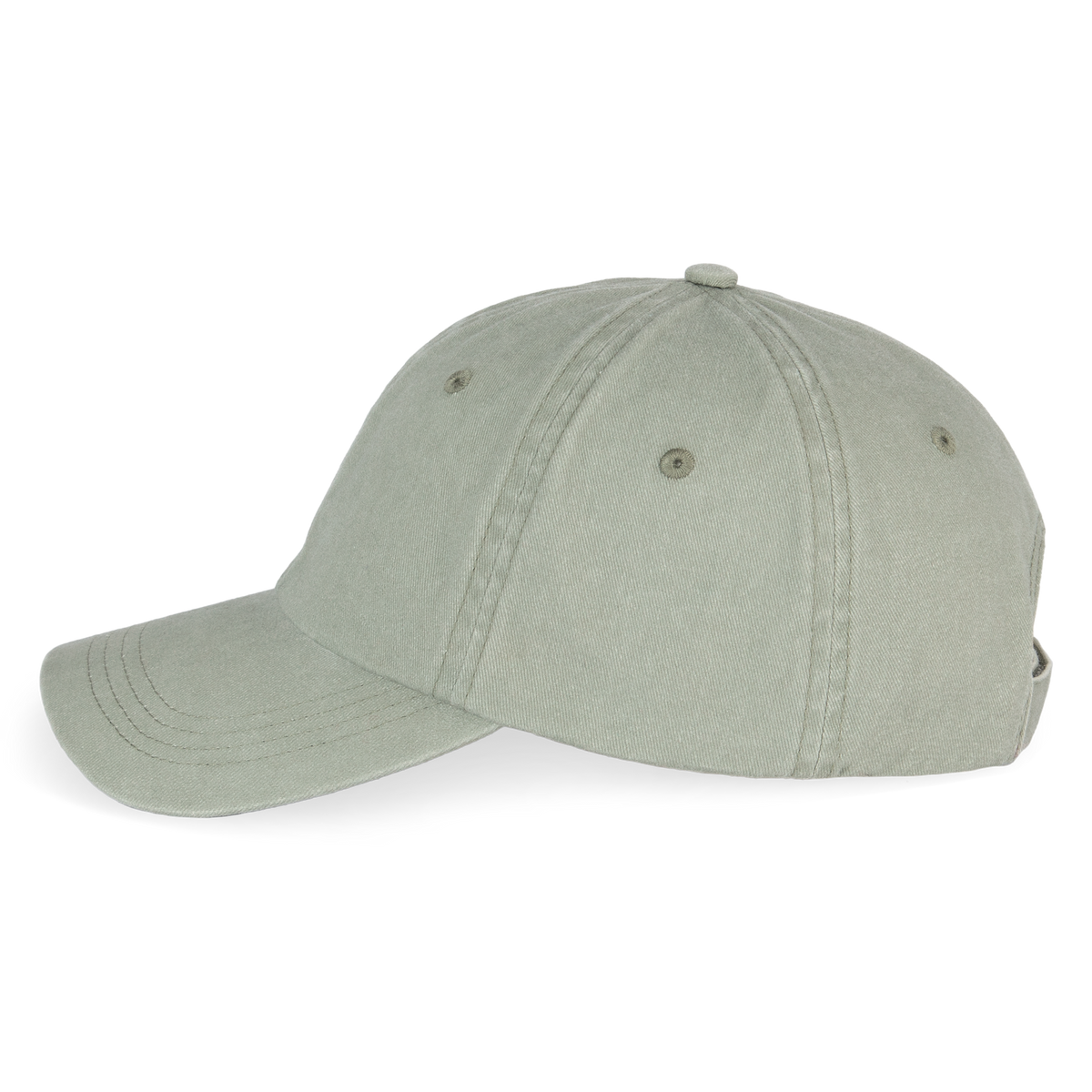 NS040 - Gorra ecorresponsable efecto lavado unisex - Washed Almond Green - lateral