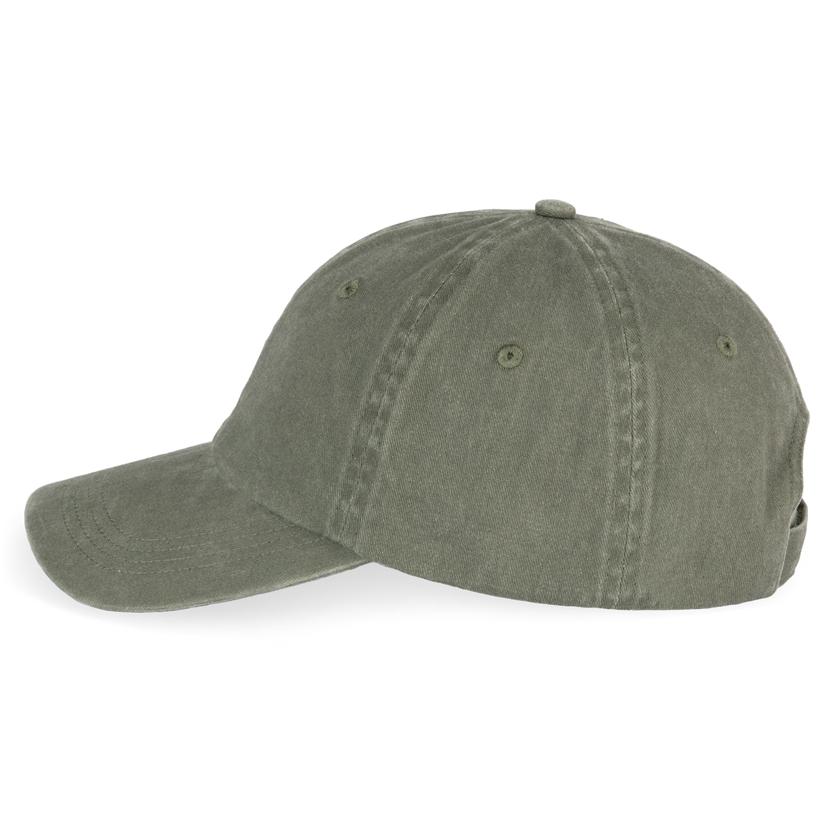 NS040 - Gorra ecorresponsable efecto lavado unisex - Washed Organic Khaki - lateral