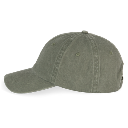 NS040 - Gorra ecorresponsable efecto lavado unisex - Washed Organic Khaki - lateral