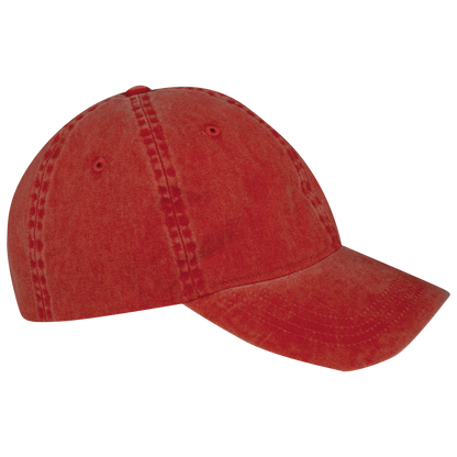 NS040 - Gorra ecorresponsable efecto lavado unisex - Washed Paprika - lateral