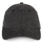 NS040 - Gorra ecorresponsable efecto lavado unisex - Washed black - frontal