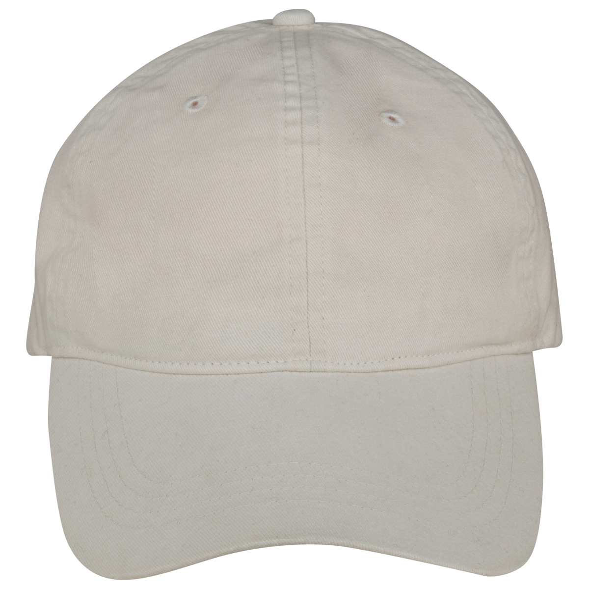 NS040 - Gorra ecorresponsable efecto lavado unisex - Washed Ivory - frontal