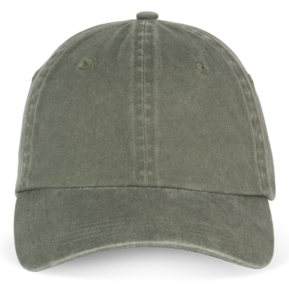 NS040 - Gorra ecorresponsable efecto lavado unisex - Washed Organic Khaki - frontal