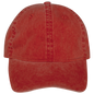 NS040 - Gorra ecorresponsable efecto lavado unisex - Washed Paprika - frontal