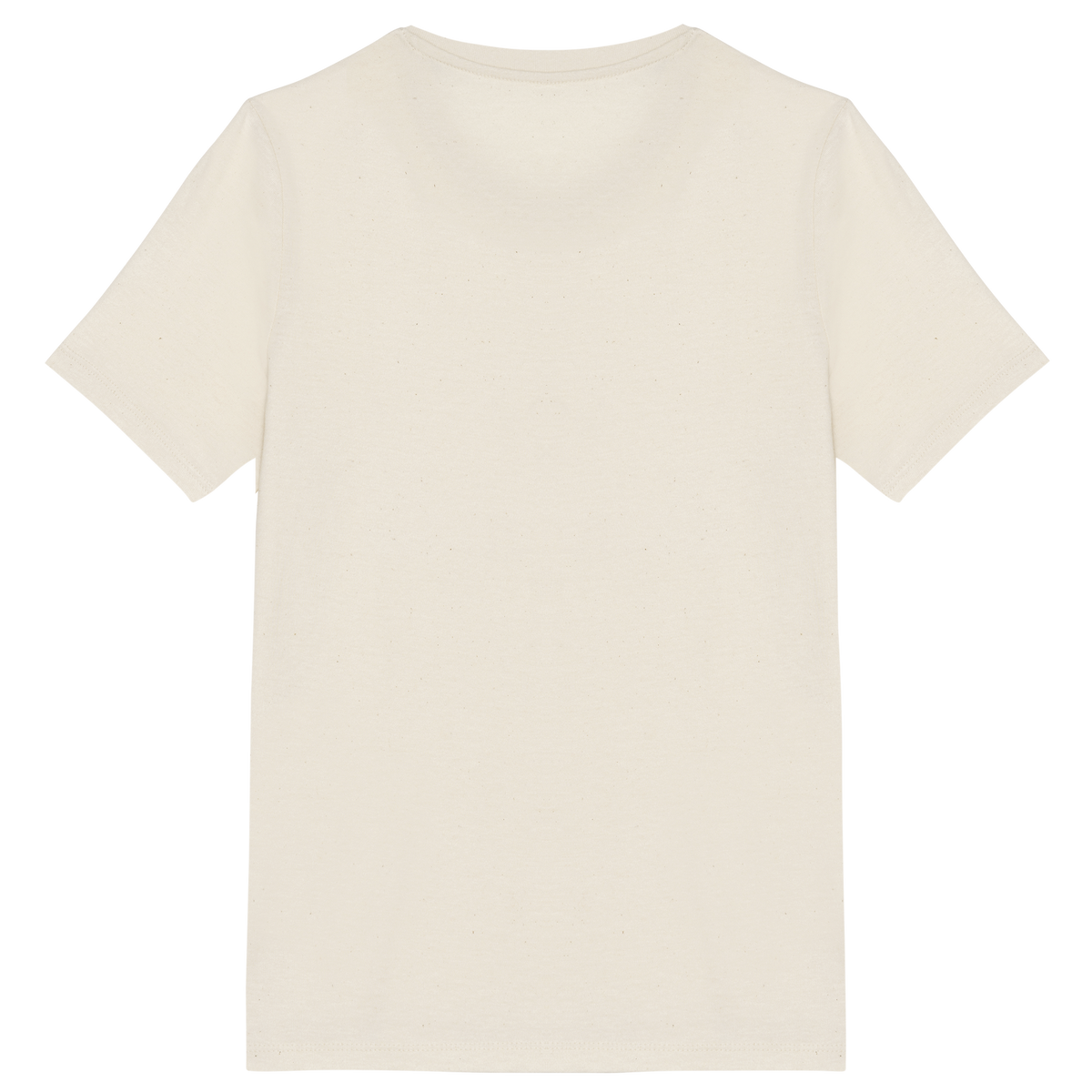NS307 - Camiseta ecorresponsable infantil - Raw Natural - trasera