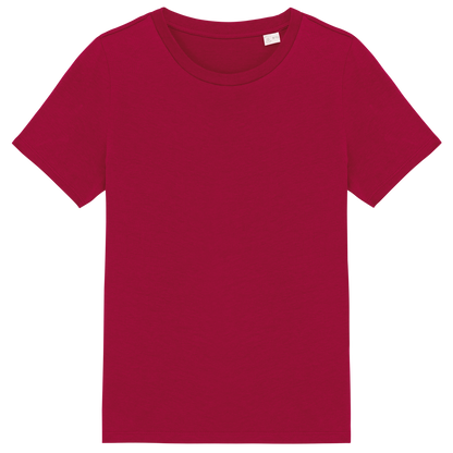 NS307 - Camiseta ecorresponsable infantil - Hibiscus Red - frontal
