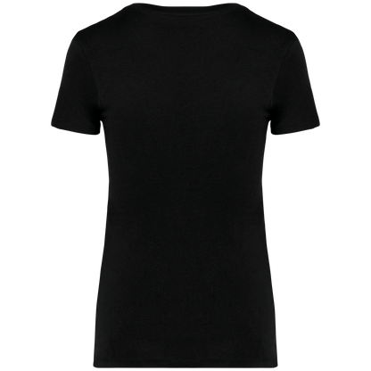 NS324 - Camiseta ecorresponsable mujer - Black - trasera