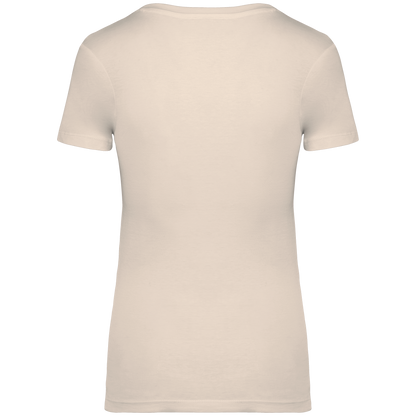 NS324 - Camiseta ecorresponsable mujer - Ivory - trasera