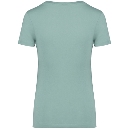 NS324 - Camiseta ecorresponsable mujer - Jade Green - trasera