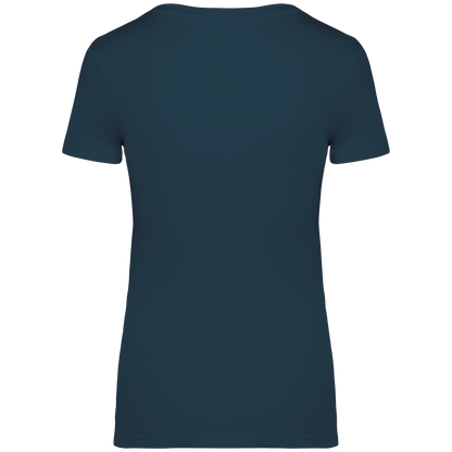 NS324 - Camiseta ecorresponsable mujer - Peacock Blue - trasera