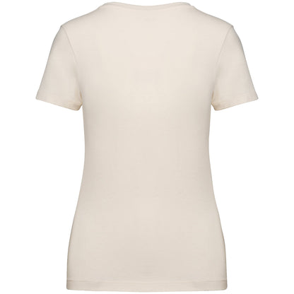 NS324 - Camiseta ecorresponsable mujer - Raw Natural - trasera