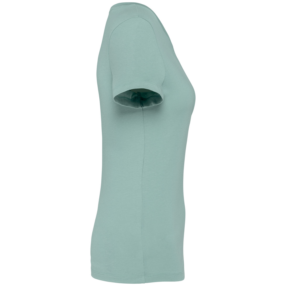 NS324 - Camiseta ecorresponsable mujer - Jade Green - lateral