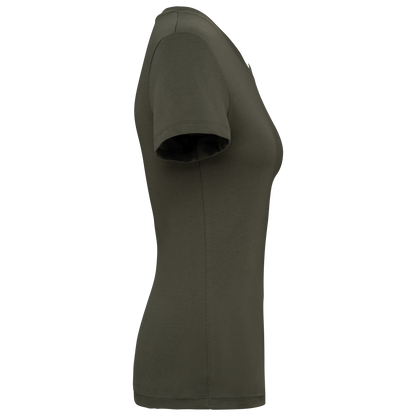 NS324 - Camiseta ecorresponsable mujer - Organic Khaki - lateral