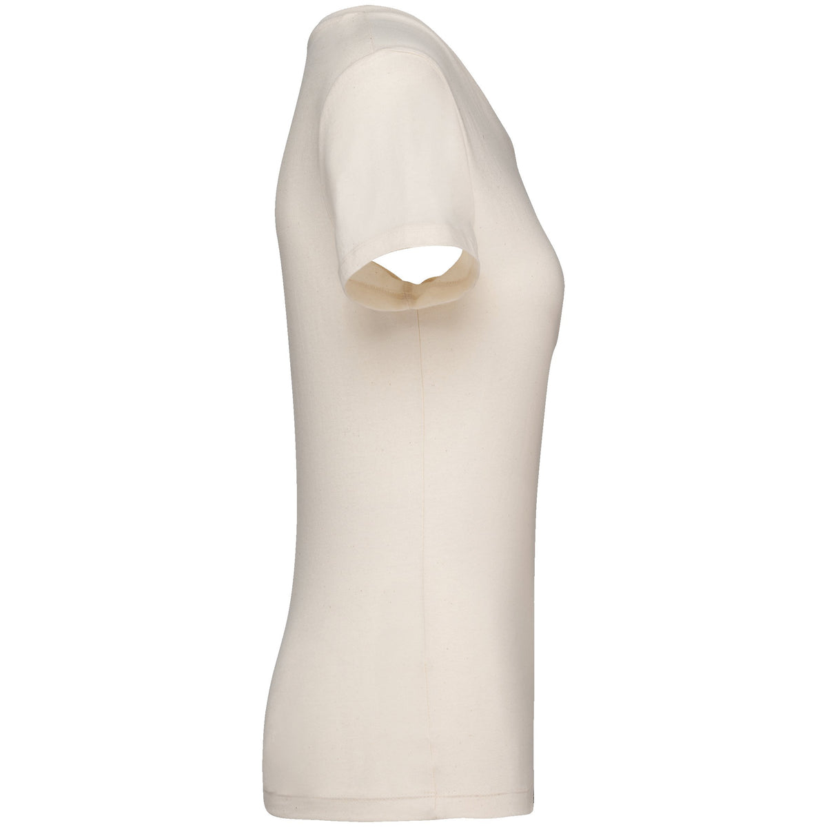 NS324 - Camiseta ecorresponsable mujer - Raw Natural - lateral