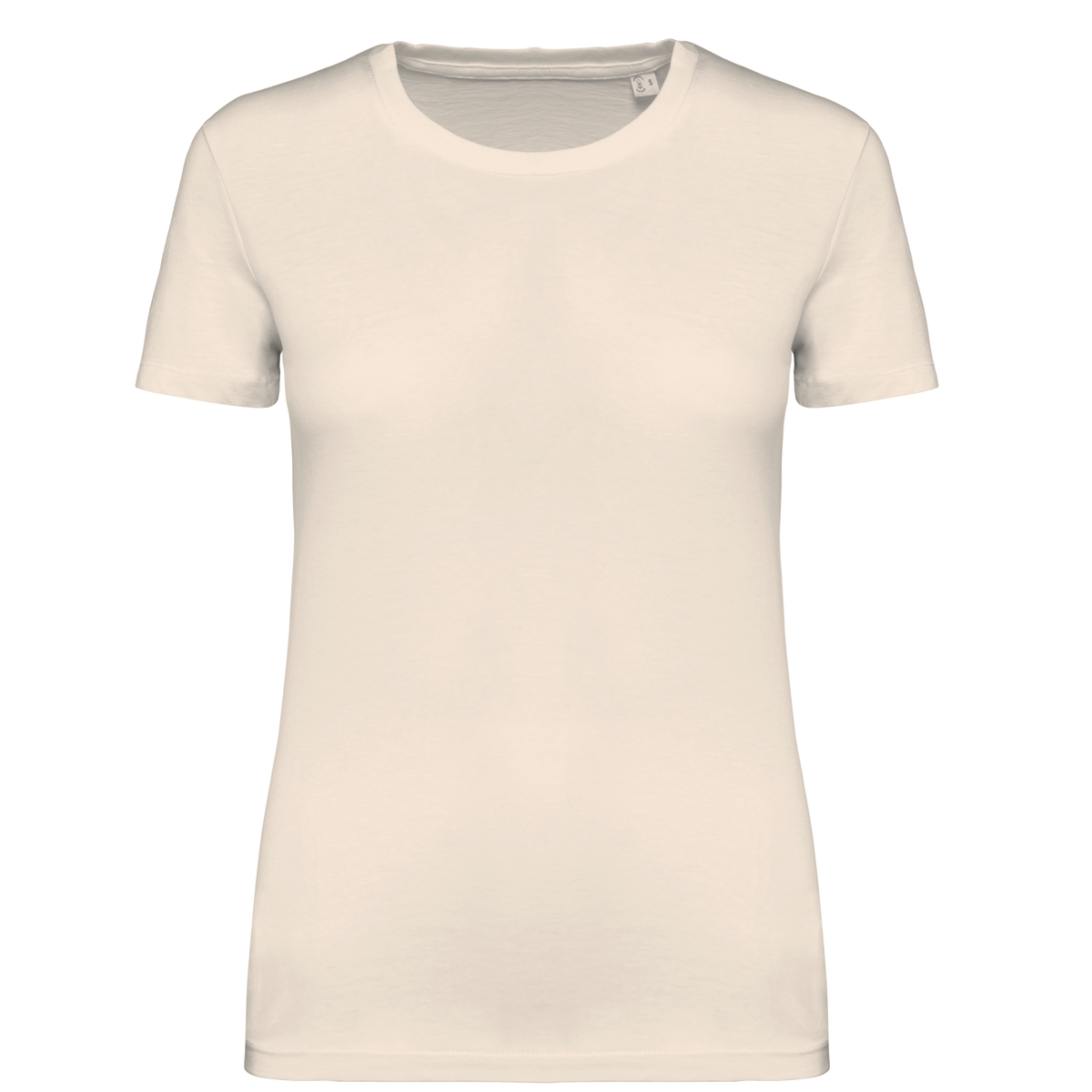 NS324 - Camiseta ecorresponsable mujer - Ivory - frontal
