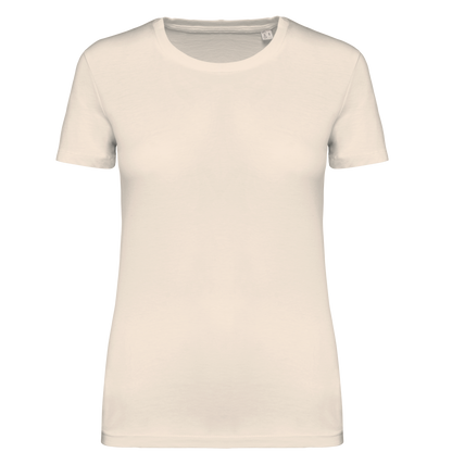 NS324 - Camiseta ecorresponsable mujer - Ivory - frontal