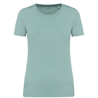 NS324 - Camiseta ecorresponsable mujer - Jade Green - frontal