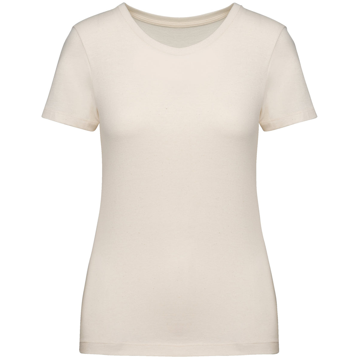 NS324 - Camiseta ecorresponsable mujer - Raw Natural - frontal