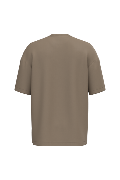 NS332 - Camiseta ecorresponsable oversize hombre - Driftwood - trasera