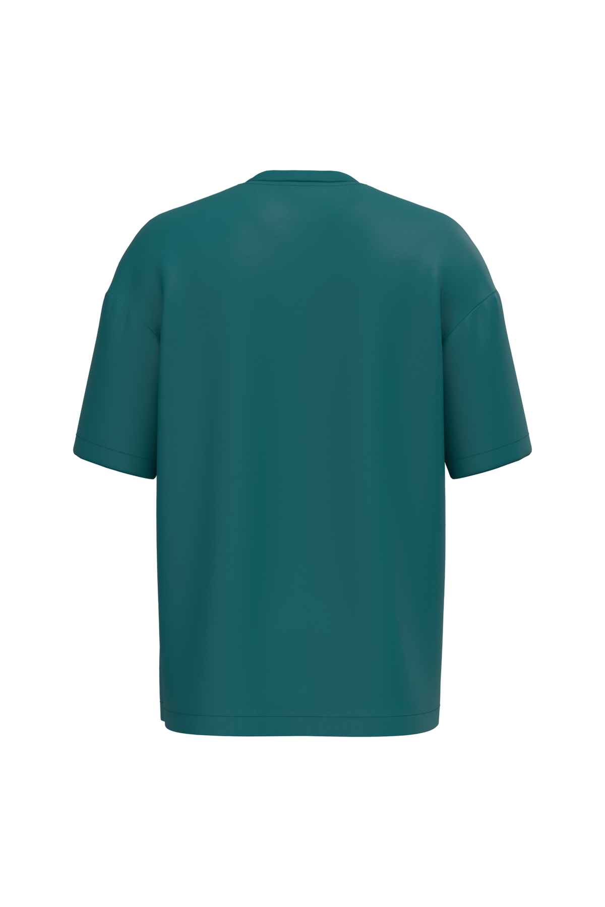 NS332 - Camiseta ecorresponsable oversize hombre - Peacock Green - trasera