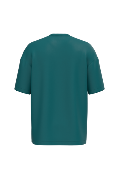 NS332 - Camiseta ecorresponsable oversize hombre - Peacock Green - trasera