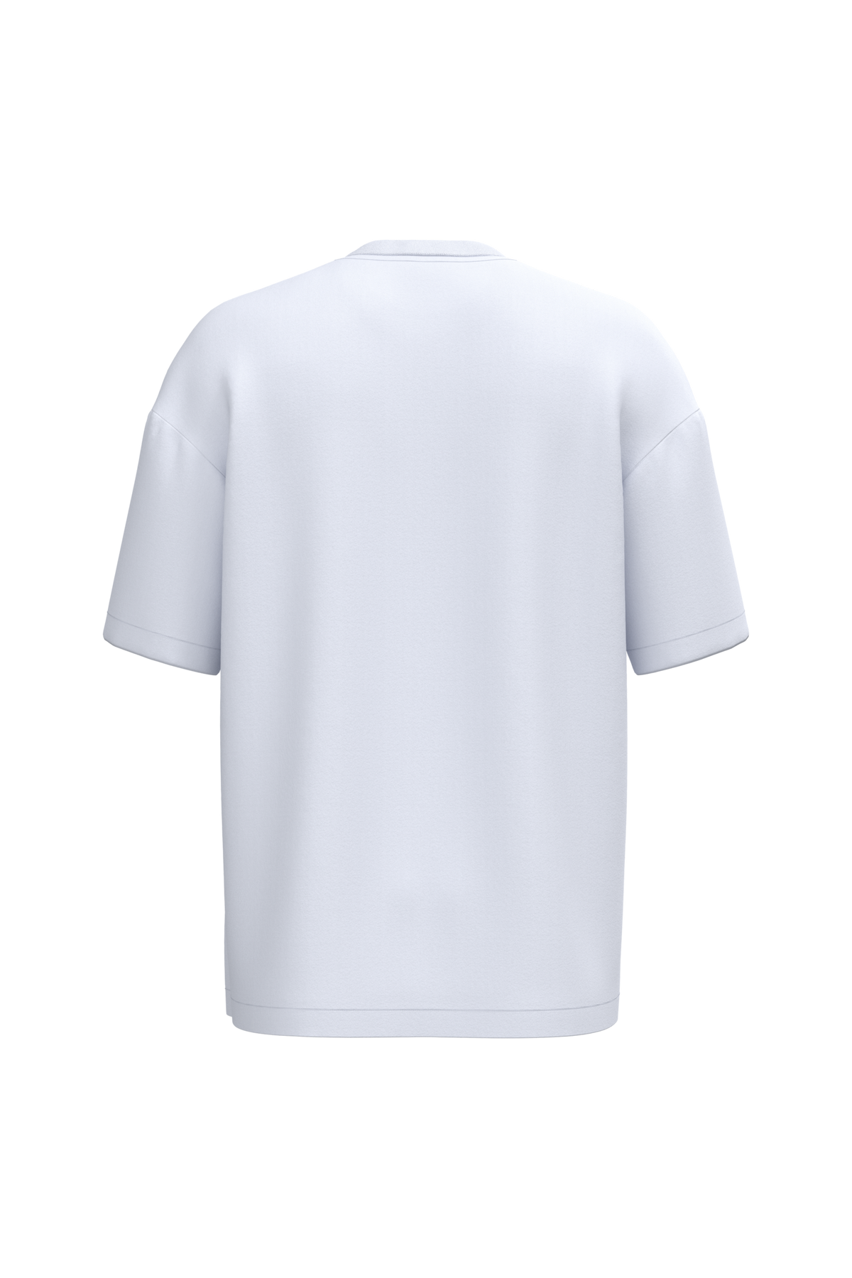 NS332 - Camiseta ecorresponsable oversize hombre - White - trasera