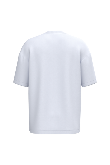NS332 - Camiseta ecorresponsable oversize hombre - White - trasera