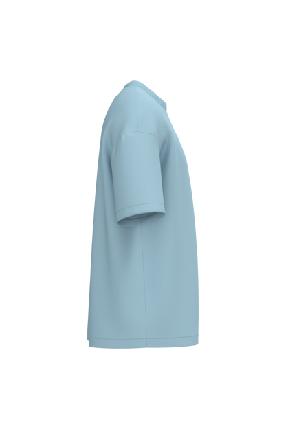 NS332 - Camiseta ecorresponsable oversize hombre - Aquamarine - lateral