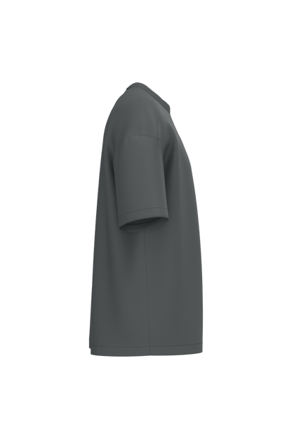 NS332 - Camiseta ecorresponsable oversize hombre - Iron Grey - lateral