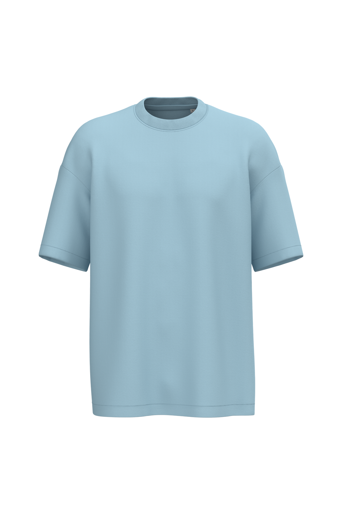 NS332 - Camiseta ecorresponsable oversize hombre - Aquamarine - frontal