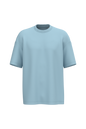 NS332 - Camiseta ecorresponsable oversize hombre - Aquamarine - frontal