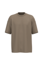 NS332 - Camiseta ecorresponsable oversize hombre - Driftwood - frontal