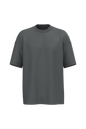 NS332 - Camiseta ecorresponsable oversize hombre - Iron Grey - frontal