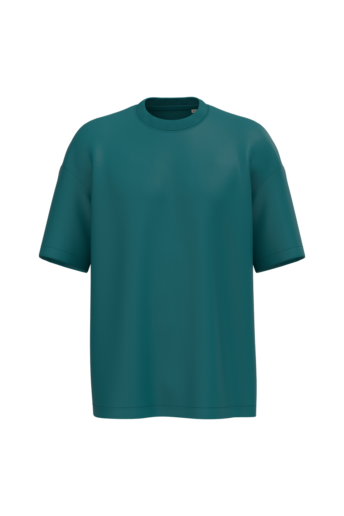 NS332 - Camiseta ecorresponsable oversize hombre - Peacock Green - frontal