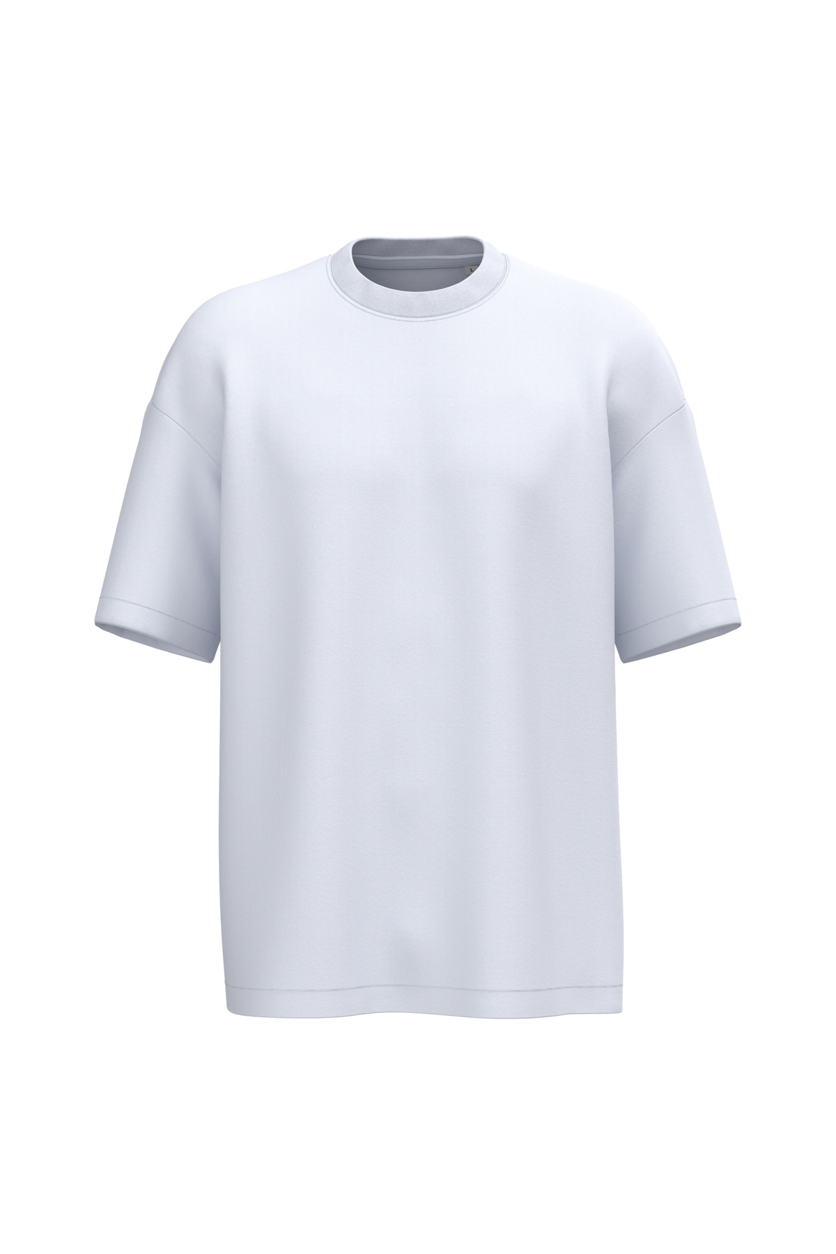 NS332 - Camiseta ecorresponsable oversize hombre - White - frontal