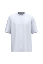 NS332 - Camiseta ecorresponsable oversize hombre - White - frontal
