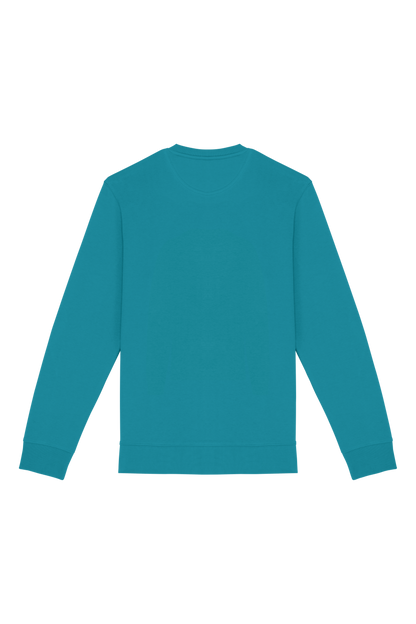 NS400 - Sudadera  ecorresponsable de cuello redondo unisex - Adriatic Blue - trasera