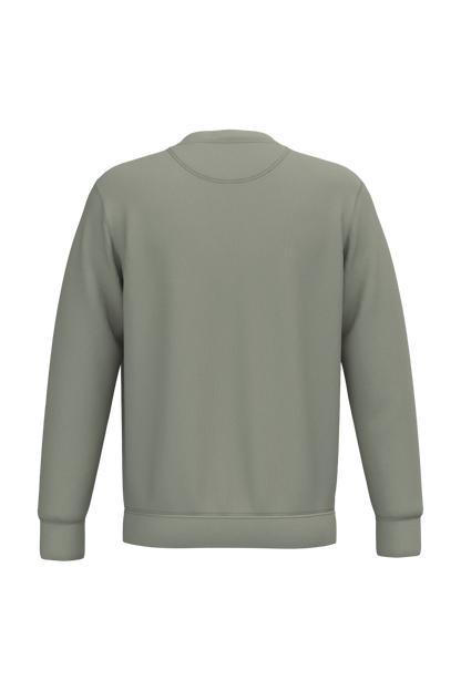 NS400 - Sudadera  ecorresponsable de cuello redondo unisex - Almond Green - trasera
