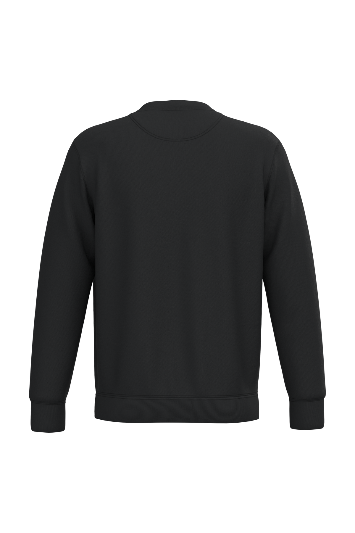 NS400 - Sudadera  ecorresponsable de cuello redondo unisex - Black - trasera