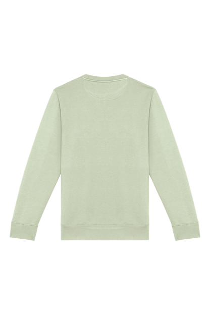 NS400 - Sudadera  ecorresponsable de cuello redondo unisex - Celadon Green - trasera