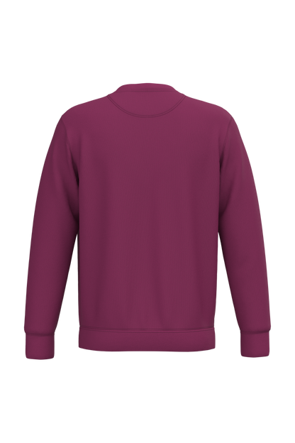 NS400 - Sudadera  ecorresponsable de cuello redondo unisex - Cherry Purple - trasera