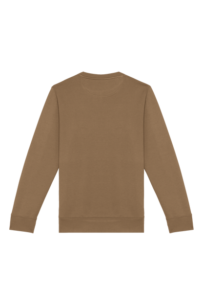NS400 - Sudadera  ecorresponsable de cuello redondo unisex - Dark camel - trasera
