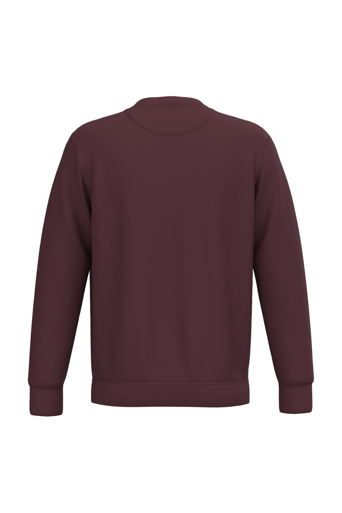 NS400 - Sudadera  ecorresponsable de cuello redondo unisex - Dark Cherry - trasera