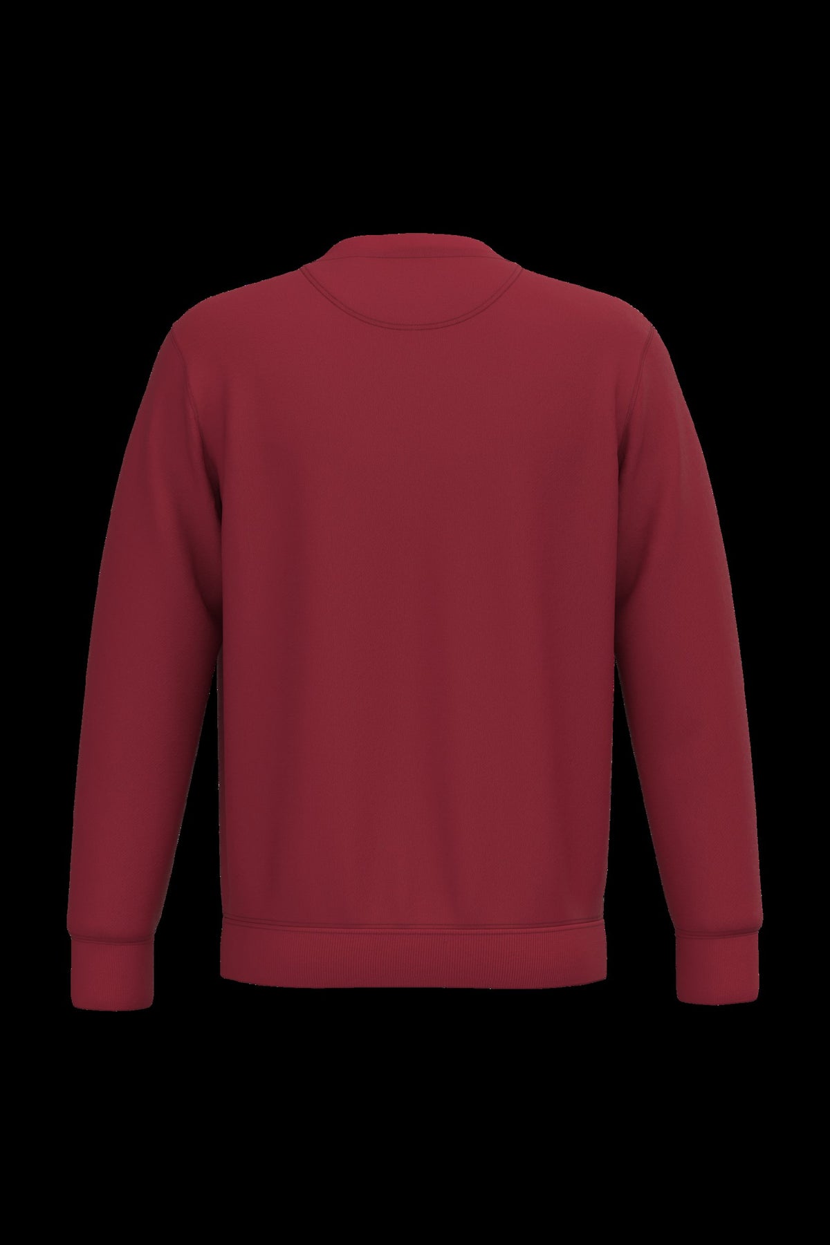 NS400 - Sudadera  ecorresponsable de cuello redondo unisex - Hibiscus Red - trasera