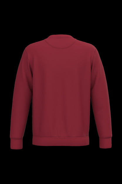 NS400 - Sudadera  ecorresponsable de cuello redondo unisex - Hibiscus Red - trasera