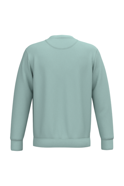 NS400 - Sudadera  ecorresponsable de cuello redondo unisex - Jade Green - trasera