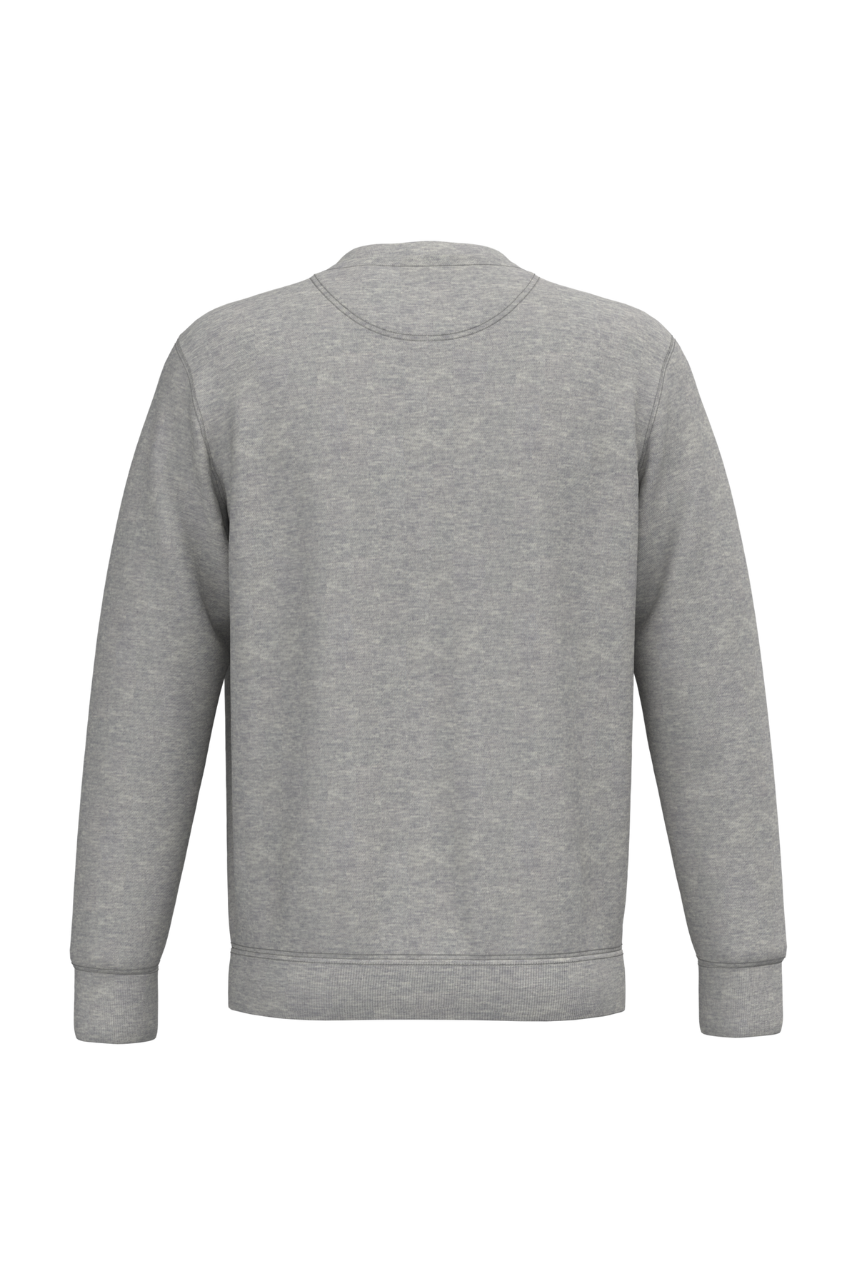 NS400 - Sudadera  ecorresponsable de cuello redondo unisex - Moon Grey Heather - trasera