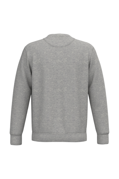 NS400 - Sudadera  ecorresponsable de cuello redondo unisex - Moon Grey Heather - trasera