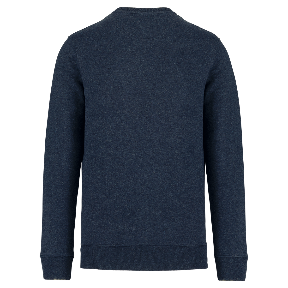 NS400 - Sudadera  ecorresponsable de cuello redondo unisex - Navy Blue Heather - trasera