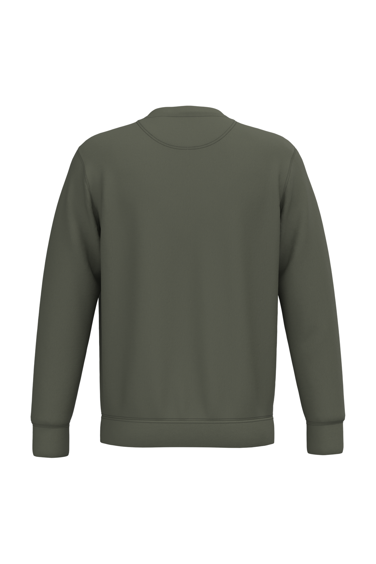 NS400 - Sudadera  ecorresponsable de cuello redondo unisex - Organic Khaki - trasera
